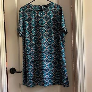 Women’s Teal Shift Dress by The Limited